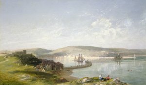 De riviermonding door Francis Danby